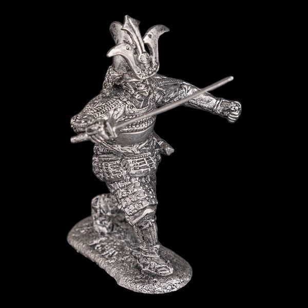 Статуетка Знатний самурай. 1600-1615 рік 6,5 см з металу та олова, колекційна, антикваріат, подарунок колекціонеру 42000051 фото